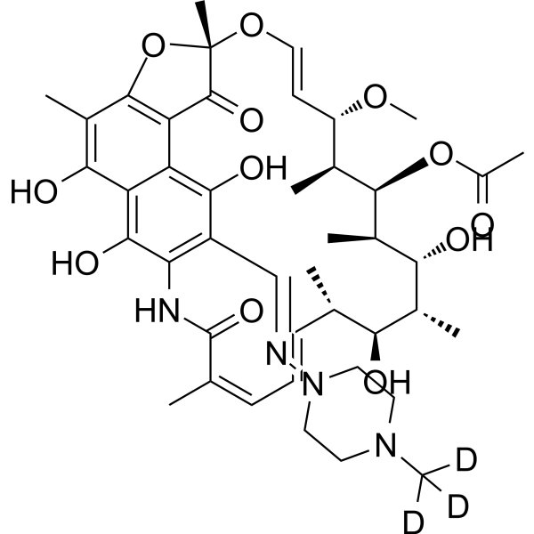 Rifampicin-d3 (Rifampin-d3; Rifamycin AMP-d3) 1262052-36-7